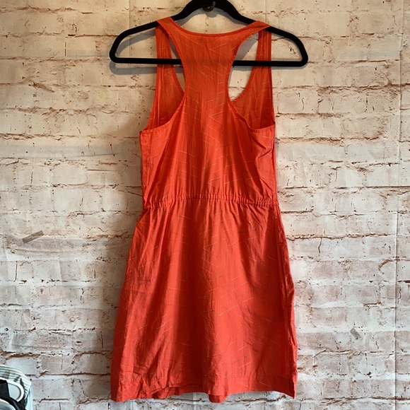 Patagonia 2 coral sleeveless dress elastic waist - Picture 7 of 10